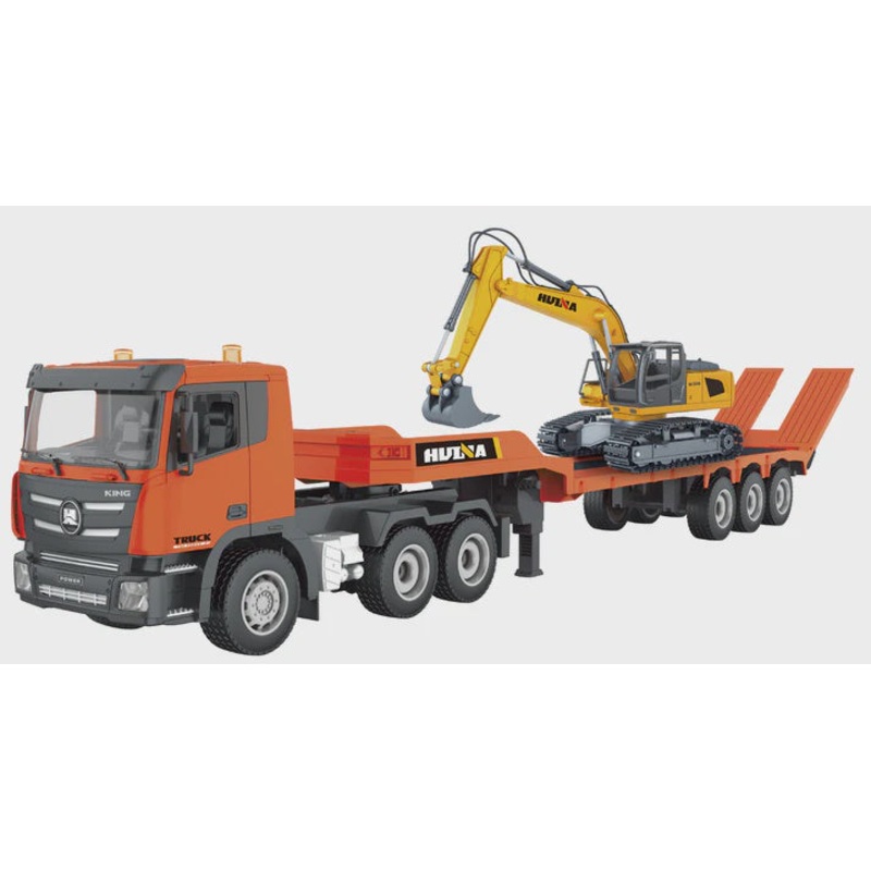 RC-Pro 1/24 9Ch Platform Trailer & Excavator Combo – 1319