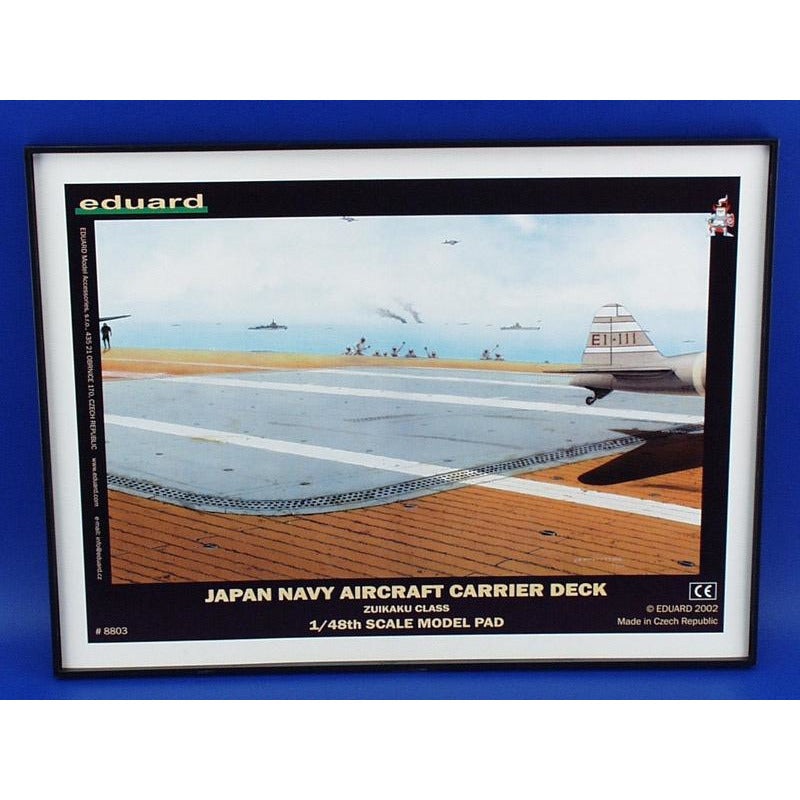 WW II IJN Aircraft Carrier Deck (15-1/2 X 11-3/4) Display Base 1/48 by Eduard