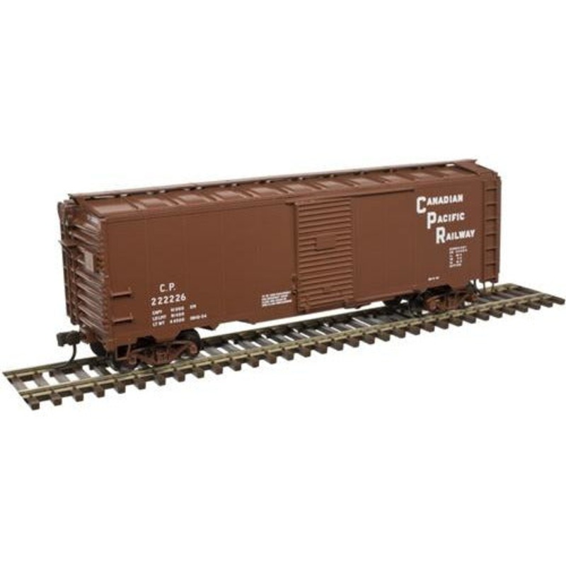 Trainman Kit 1937 40′ Box Car CPR #222834 (HO)