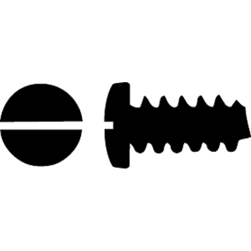 Walthers #2 Self-Tapping Steel Sheet Metal Screws (24 pk) #1190
