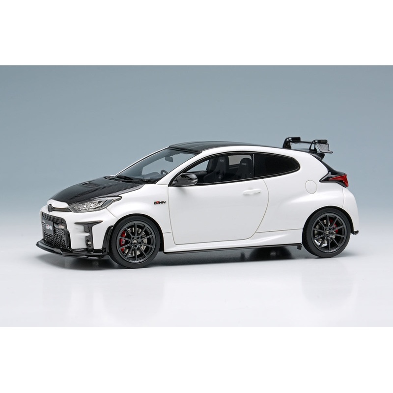 [ Back-order ] Make Up EIDOLON EM656B 1:43 Toyota GRMN Yaris Circuit Package 2022 Platinum White Pearl Mica model car