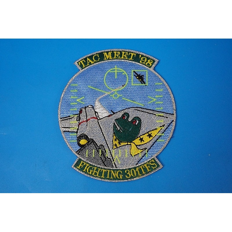 Patch JASDF 301TFS TAC MEET 1998 Frog without hook and loop