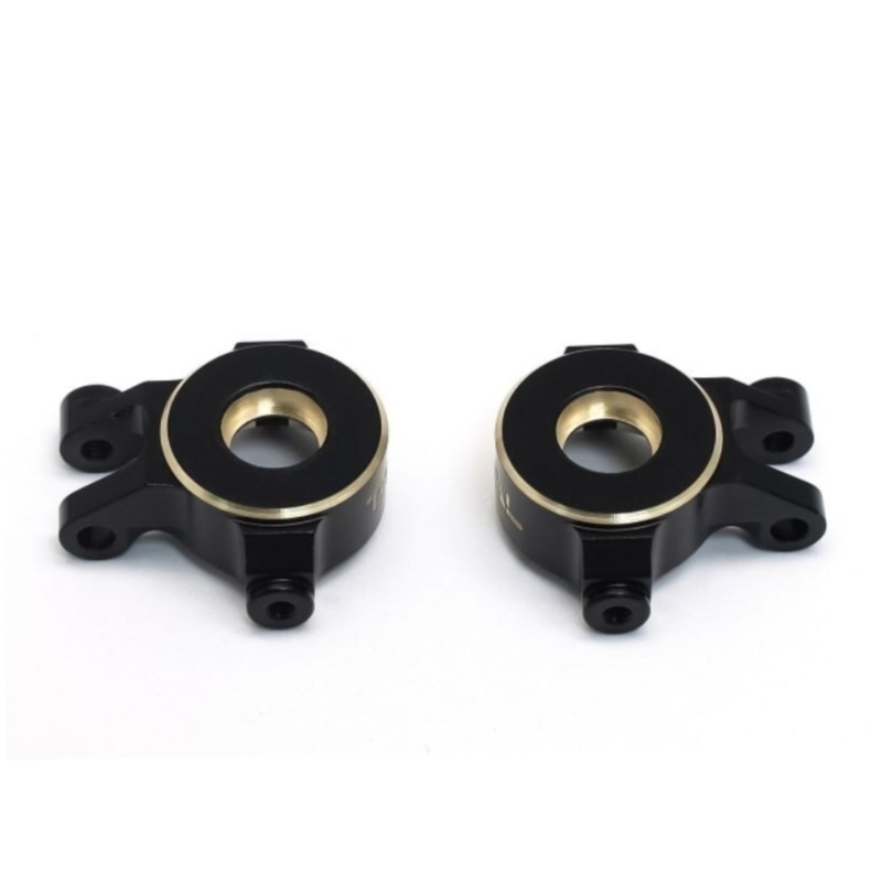 Treal Hobby Brass Front Steering Knuckles for Traxxas TRX-4M (Black) (2) (9.7g) – TLHTTRX-4M-05