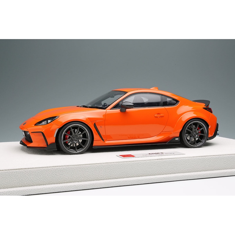[ Back-order ] Make Up EIDOLON EML120A 1:18 Tom’s GR86 Widebody 2022 Orange model car