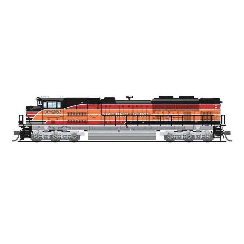 EMD SD70ACe – Sound and DCC – Paragon4(TM) Broadway Limited Imports #7036 Union Pacific #1996 (Southern Pacific Heritage, Orange, Red, Black)