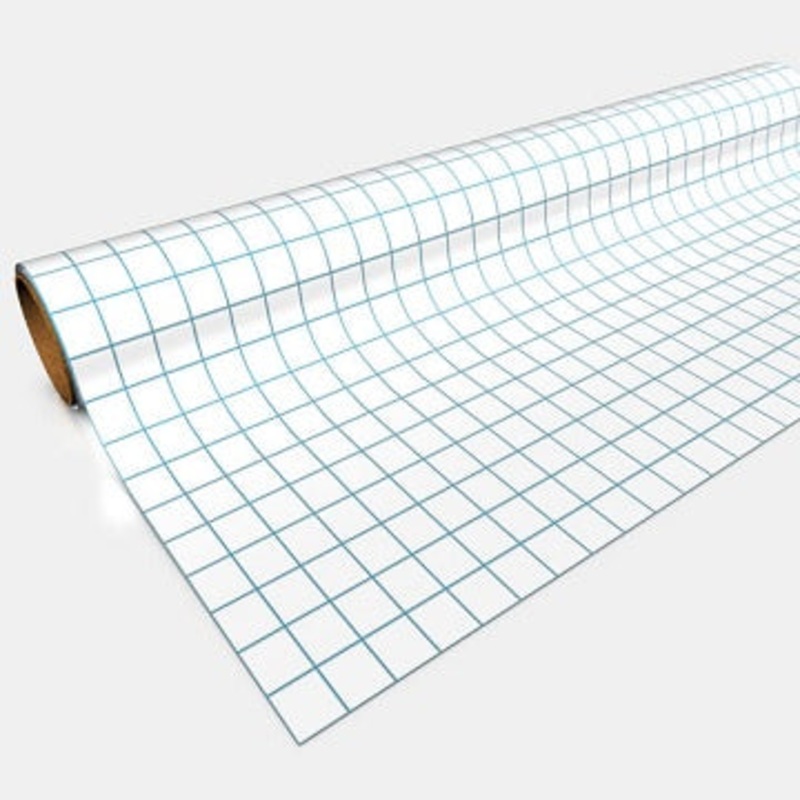 Xeno Games Gaming Paper: Roll-White w/Blue 1 Grid (30X12)