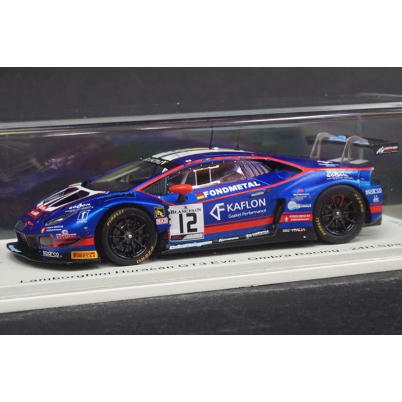 1:43 SPARK SB314 Lamborghini Huracan GT3 EVO Ombra Racing SPA 24h 2019 #12