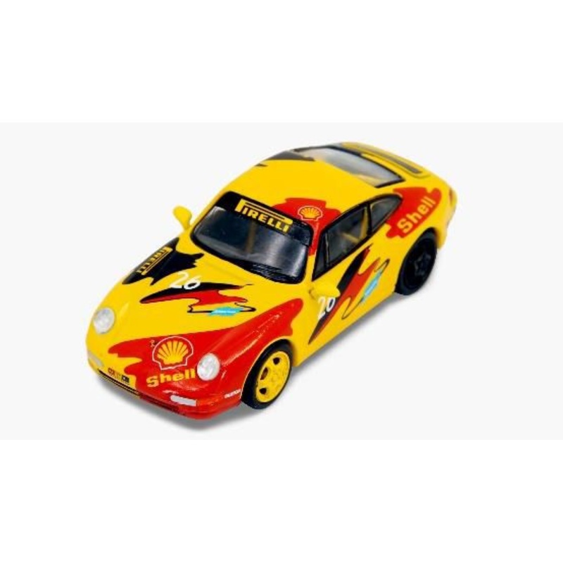 [ Back-order ] Tiny YO64006 1:64 sparky Porsche 993 Shell Carrera Cup 1993 model car