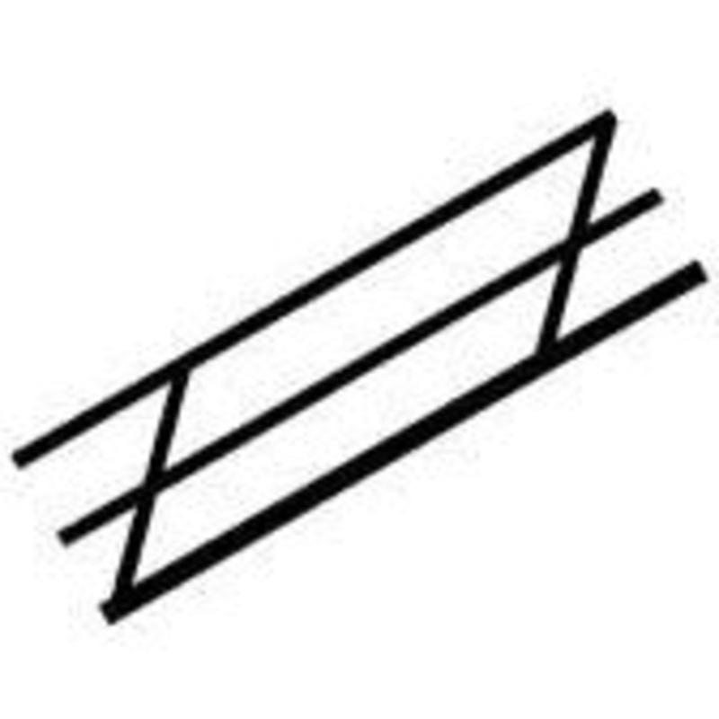 Plastruct 1/200 N Scale Stair Rail (2 pcs) PLA90691