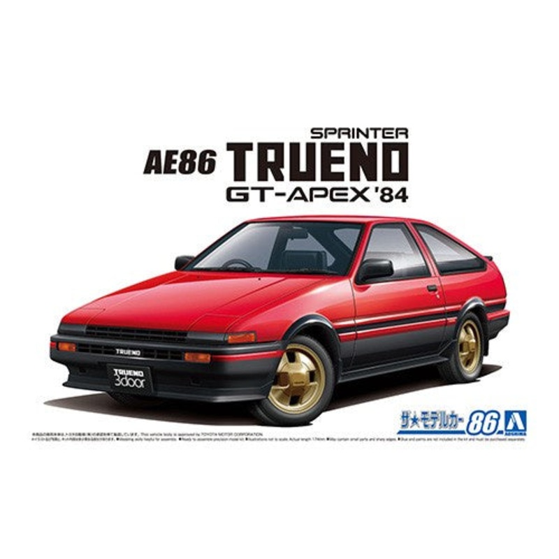 Toyota AE86 Sprinter Trueno GT-APEX 84 1/24 #05969 by Aoshima