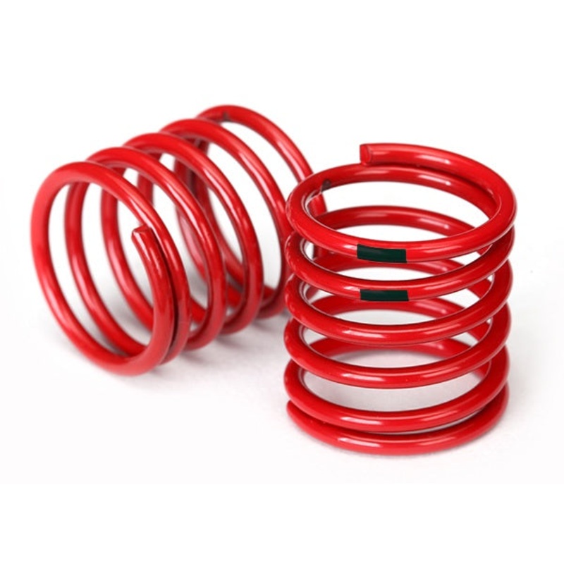 Traxxas Spring, shock (red) (4.4 rate, black stripe) (2) – TRA8364