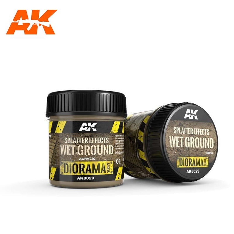 AK Interactive Splatter Effects – Stirred Earth (100ml) (Acrylic) AK-8030