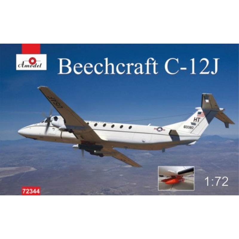 Beechnut C12J Military Turbo Prop Aircraft 1/72 by Amodel