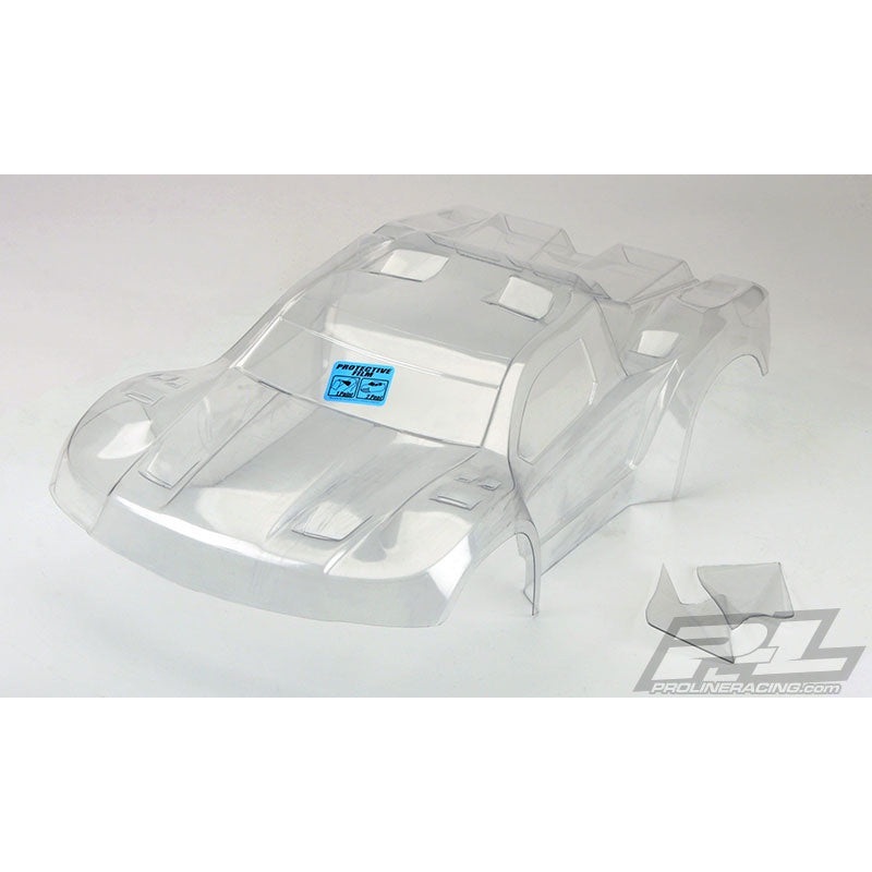 Pro-Line Pre-Cut Flo-Tek Fusion Clear Body for PRO-Fusion SC 4×4, Slash 2wd, Slash 4×4, SC6.1, 22SCT & SCTE