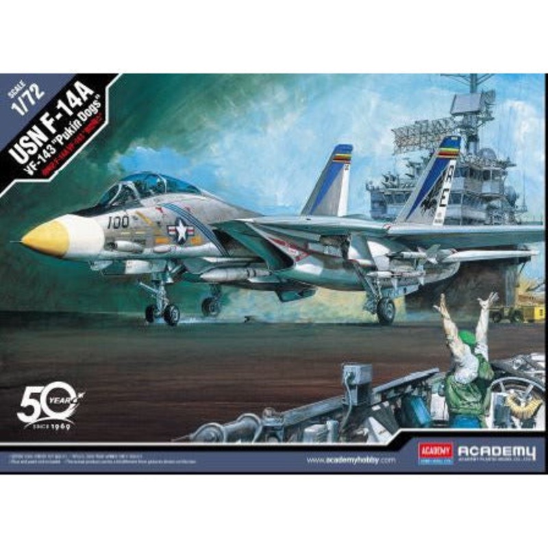 USN F-14A VF-143 Pukin Dogs 1/72 #12563 by Academy