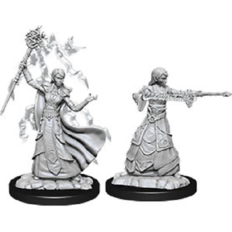 D&D Unpainted Mini – Elf Wizard 90061