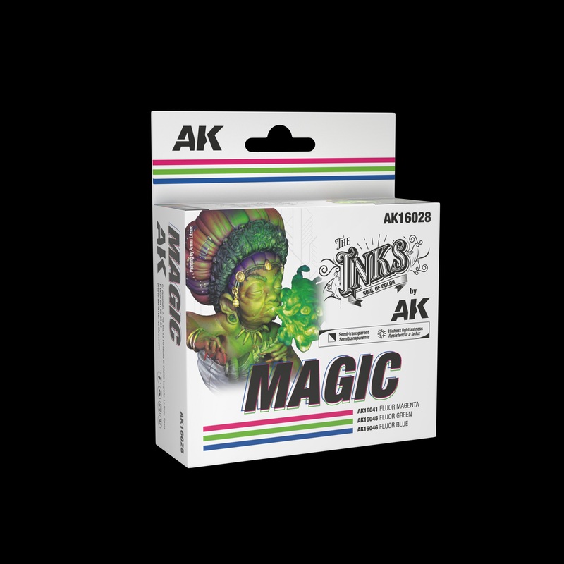 AK Interactive The INKS Sets Magic – Set of 3 Jars (Inks) – AK-16028