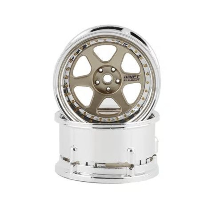 Drift Element 6 Spoke Drift Wheels (2) (Adjustable Offset) w/12mm Hex