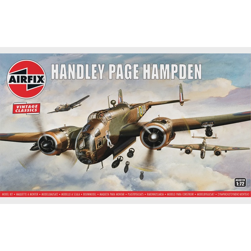 Handley Page Hampden 1/72 #04011V by Airfix