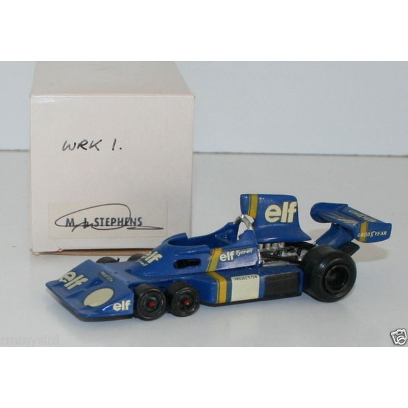 WESTERN MODELS SIGNED 1st VERSION – 1/43 SCALE WRK1 ELF TYRRELL 6 WHEEL PROTO