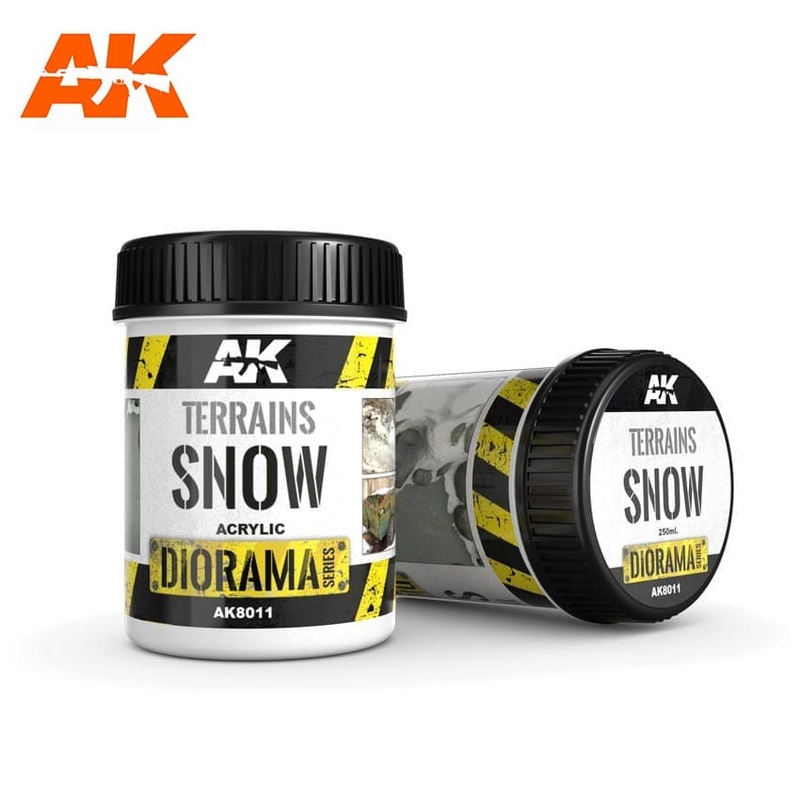 AK Interactive Terrains – Snow (250ml) (Acrylic) AK-8011