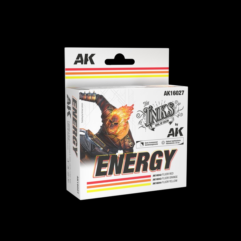 AK Interactive The INKS Sets Energy – Set of 3 Jars (Inks) – AK-16027