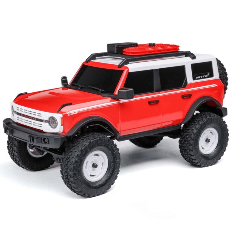 Axial SCX24 Ford Bronco Hard Body 1/24 4WD RTR Scale Mini Crawler w/2.4GHz Radio, Battery & Charger – Assorted Colours
