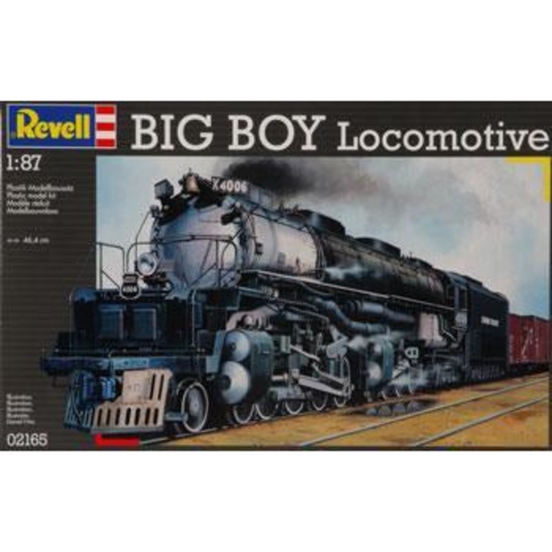 Big Boy Locomotive (Static Kit) 1/87 Model Car Kit #2165 by Revell