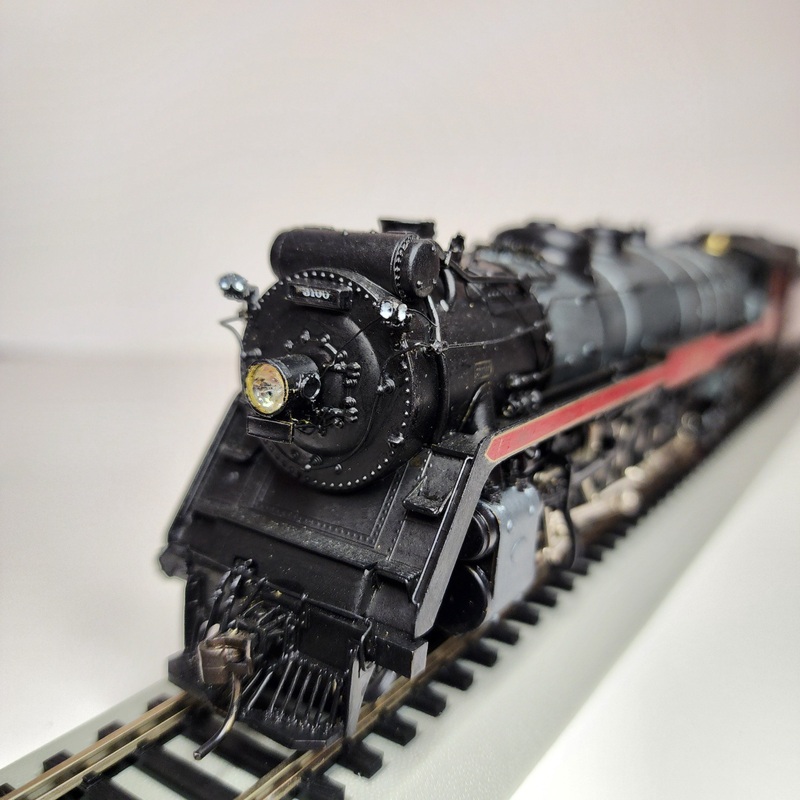 HO scale CPR 3100 4-8-4 K-1a Brass Locomotive Factory Painted(Preowned)