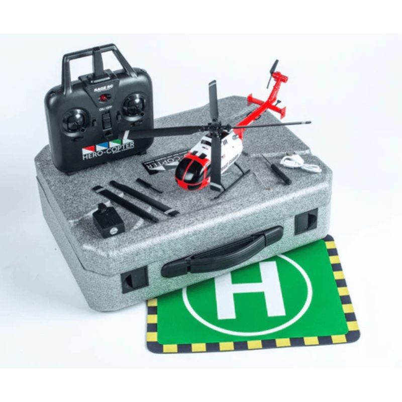 RageRC Rescue Heli, 4-Blade RTF; Coast Guard – RGR6050