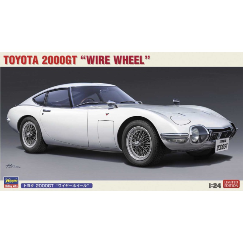 Toyota 2000Gt Wire Wheel 1/24 #20617 by Hasegawa