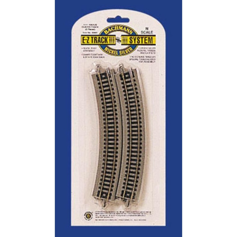 Bachmann 11.25 Radius Curve Track – Nickel (6PC) (N)