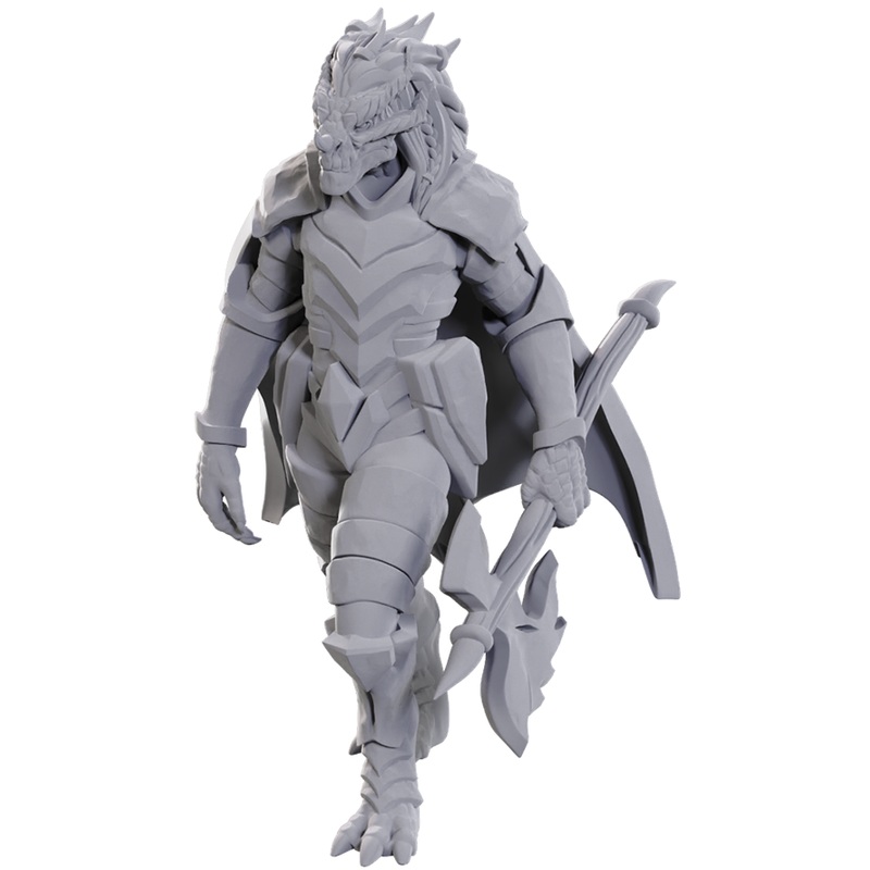 D&D Unpainted Mini – Dragonborn Of Tiamat