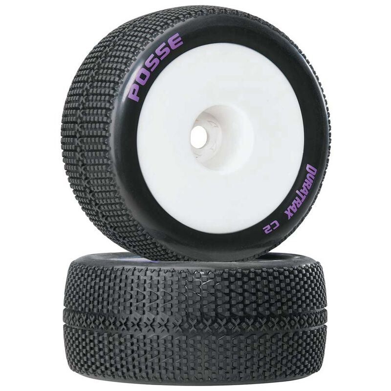 DTXC3667 Posse 1/8 Mounted 1/2 Offset C2 Truggy Tires (2)