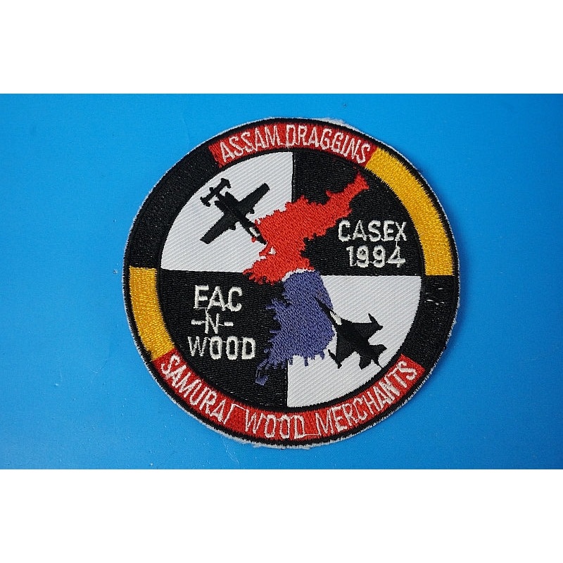 Patch USAF ASSAM DRAGGINS SAMURAI WOOD MERCHANTS without hook and loop