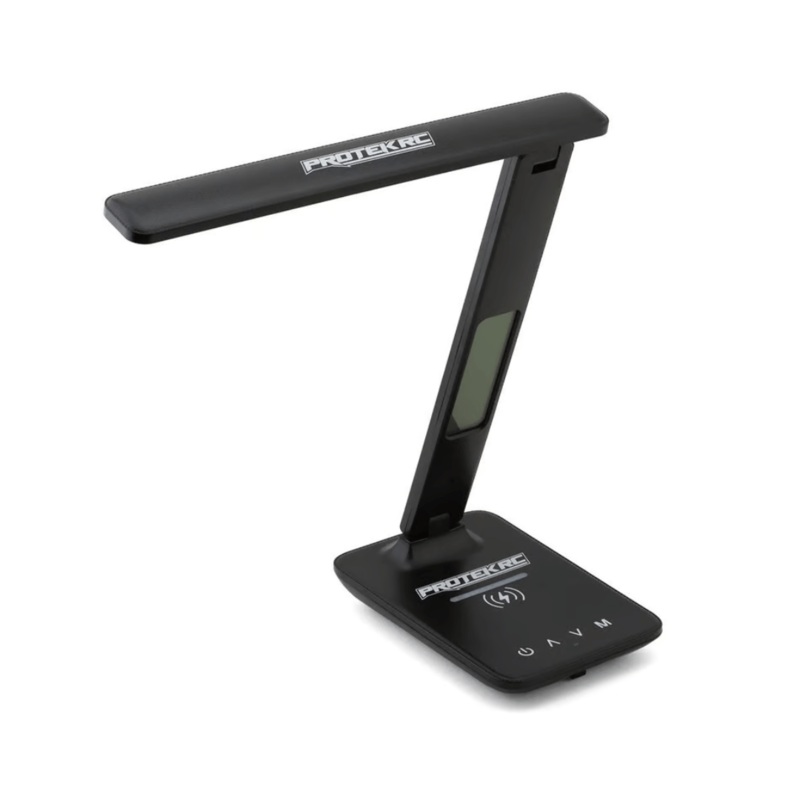 ProTek RC Multifunction LED Pit Light (w/Wireless Charge, Clock, Date & Temp) – PTK-8298