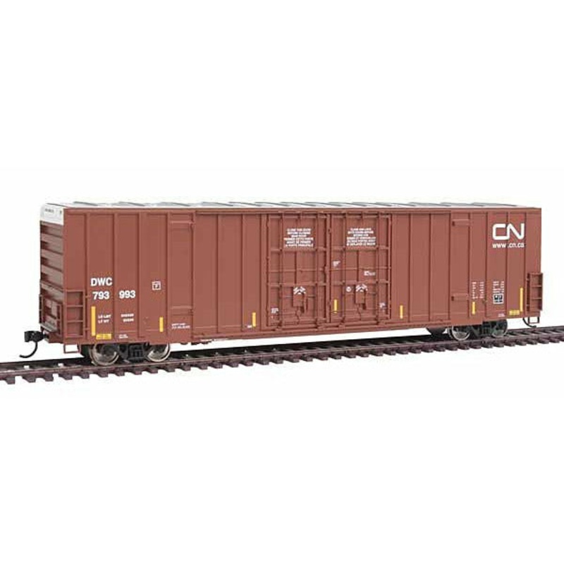 60′ High Cube Plate F Boxcar – Ready to Run Canadian National #793993