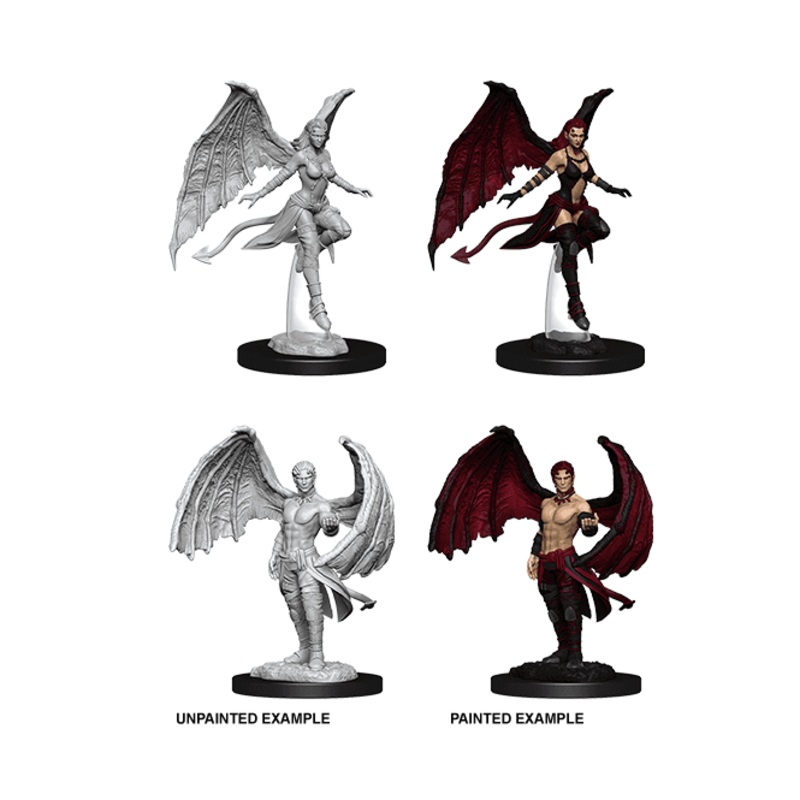 D&D Unpainted Mini – Succubus & Incubus 73841