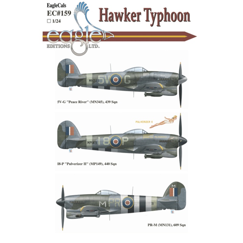 Eagle Editions Decal Set 1/24 Typhoon I – EC159-24