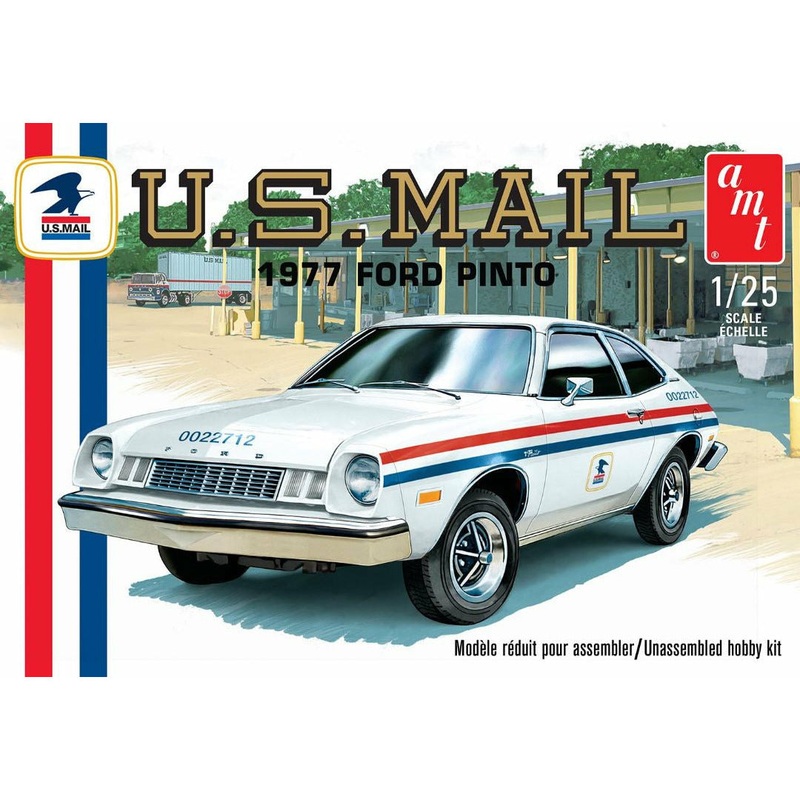 1977 Ford Pinto USPS 1/25 Model Car Kit #1350 by AMT
