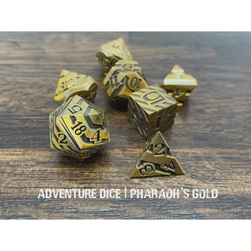 Adventure Dice 7-Die Set Metal – Assorted $49.99