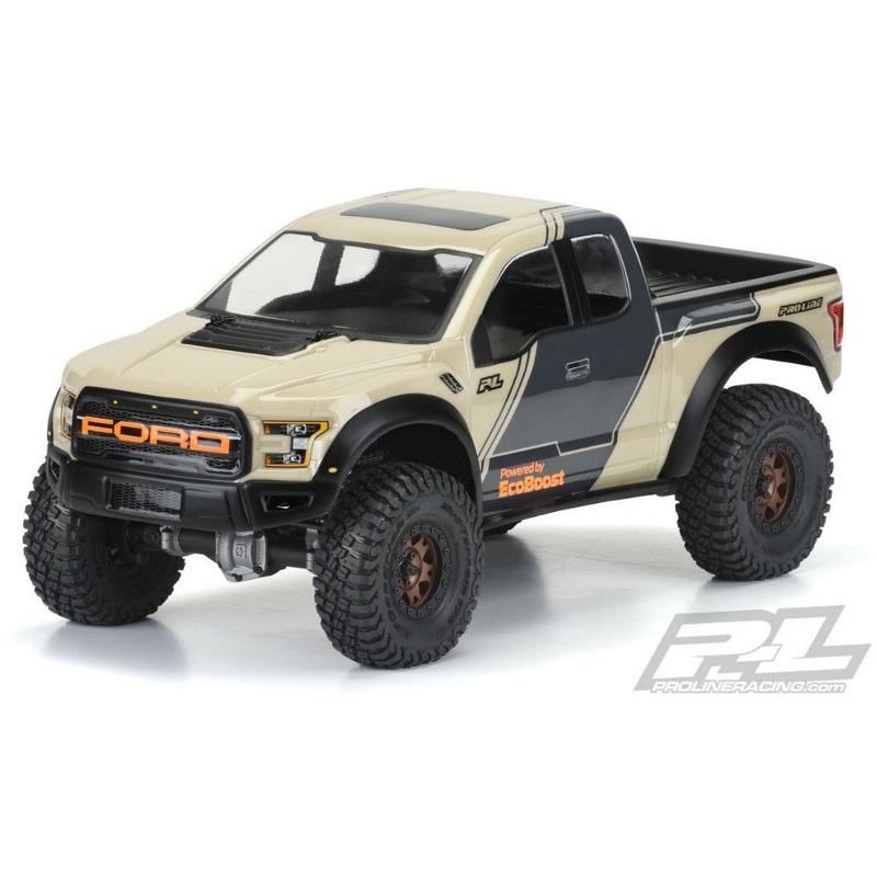 Pro-Line 2017 Ford F-150 Raptor Clear Body for 12.3 Crawlers