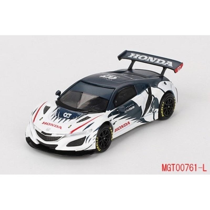 [ Back-order ] TSM MINI-GT MGT00761-L 1:64 Honda NSX GT3 EVO Red Bull Formula Nurburgring 2023 AlphaTauri Yuki Tsunoda LHD  model car