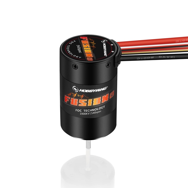 Hobbywing QuicRun Fusion SE FOC 2-in-1 Crawler Brushless ESC & Motor System (1800Kv) (540 Spec) – HWI30404317
