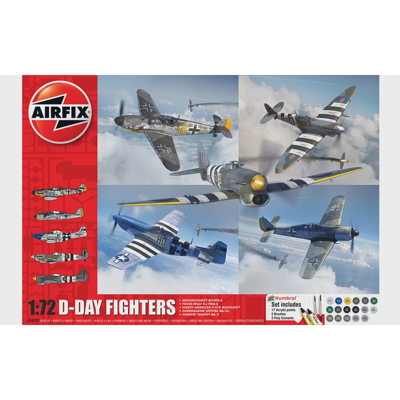 D-Day Fighters Gift Set 1/72 #50192 by Airfix