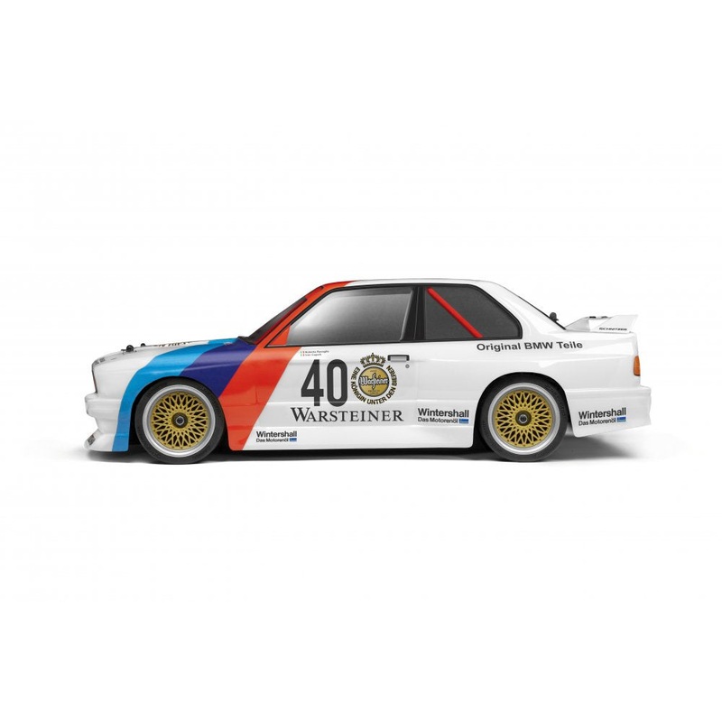 HPI RS4 Sport 3 1987 BMW M3 E30 Wartsteiner 1/10 RTR 4WD Electric Touring Car w/2.4GHz Radio, 7.2V Battery & Charger – HPI120103