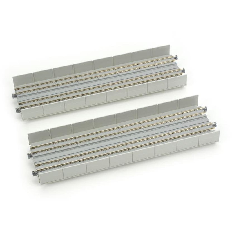 UniTrack N Double Track Straight Viaduct 9 3/4 2pcs