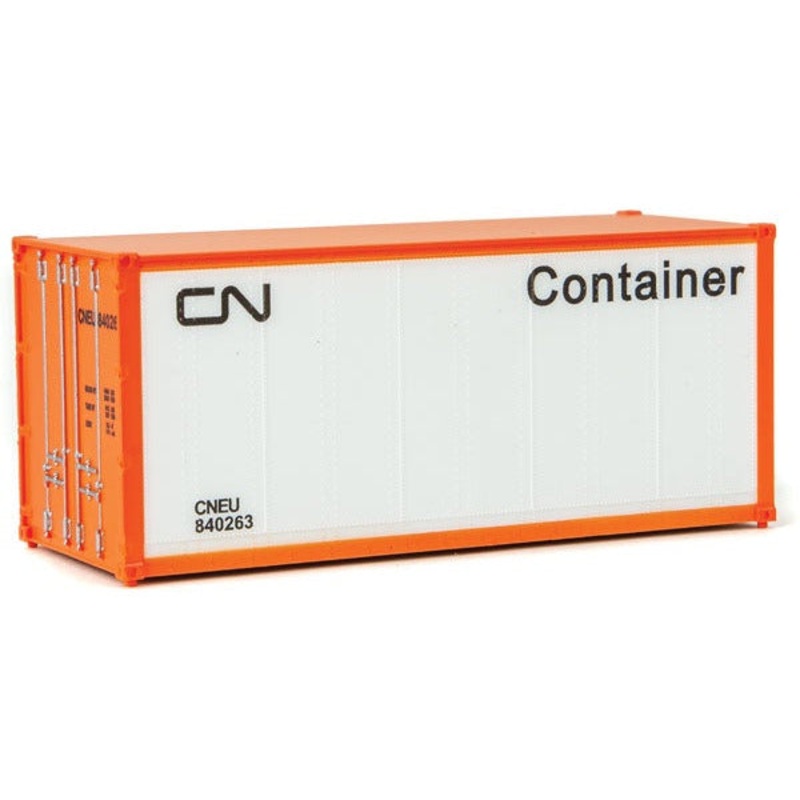 20′ Smooth-Side Container – Ready to Run Walthers SceneMaster #8653