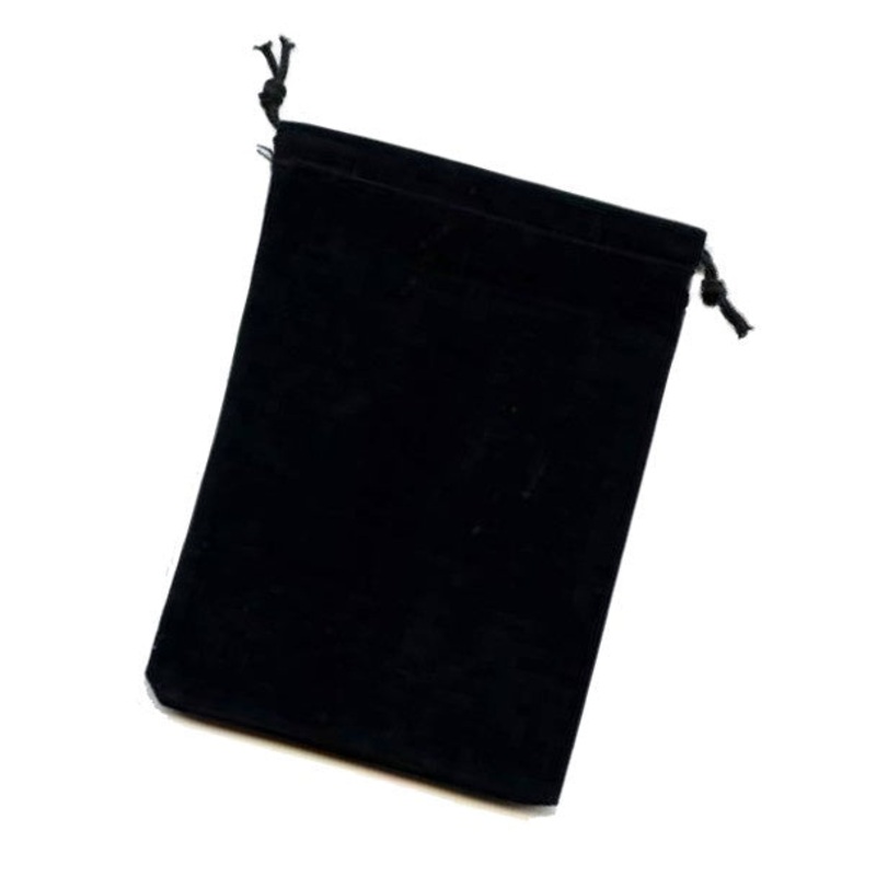 Chessex Dice Bag (Suedecloth) – Large Black