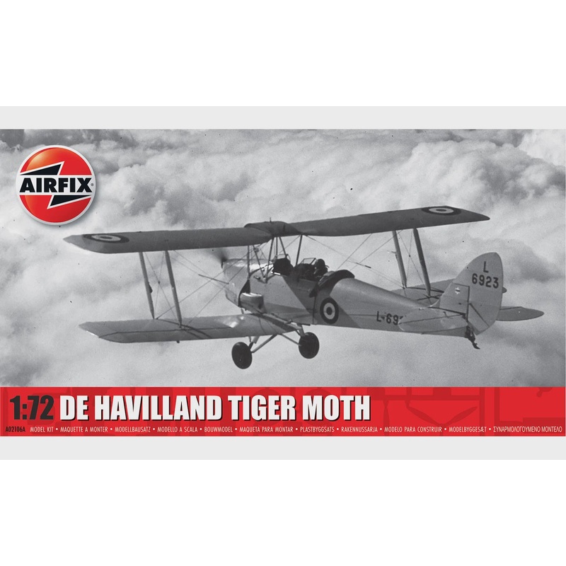 De Havilland Tiger Moth 1/72 #02106A by Airfix